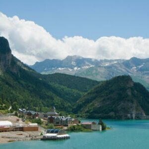 Paraje increíble donde se celebra Pirineos Sur. 